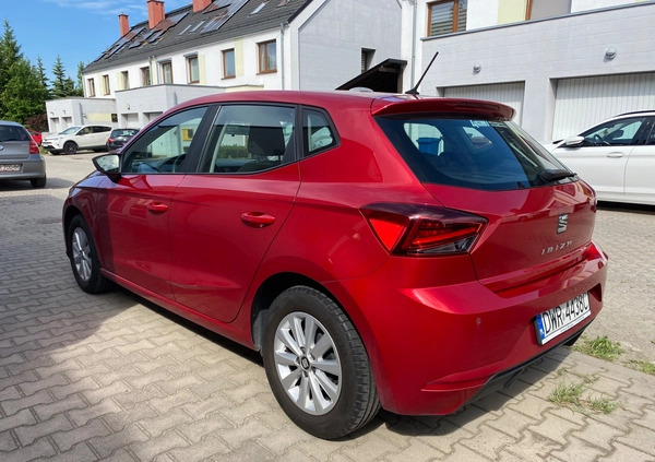 Seat Ibiza cena 44800 przebieg: 52500, rok produkcji 2017 z Ożarów Mazowiecki małe 79